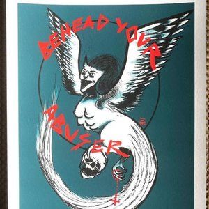 “The Harpy” | Original Wall Art Print Home Decor Greek Mythology Monster